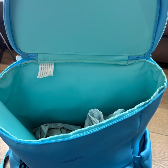 Corkcicle Lotus Pack Soft Insulated Backpack Cooler Santorini NWT 24 Can, Blue - Picture 10 of 12